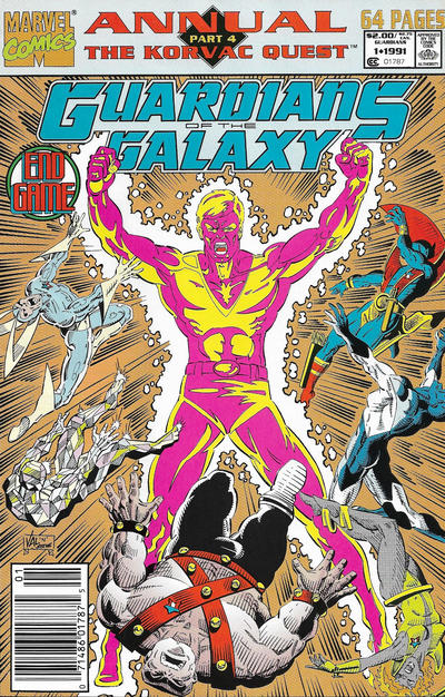 Guardians of the Galaxy Annual 1991 #1 Newsstand ed. - back issue - $5.00