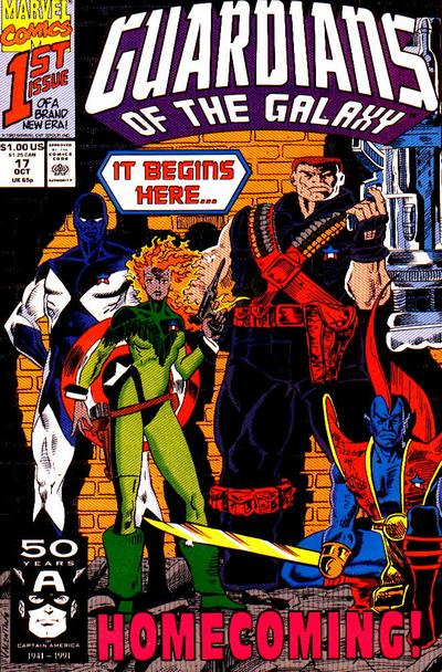 Guardians of the Galaxy 1990 #17 Direct ed. - back issue - $5.00
