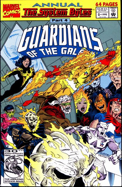 Guardians of the Galaxy Annual 1991 #2 Direct ed. - back issue - $5.00