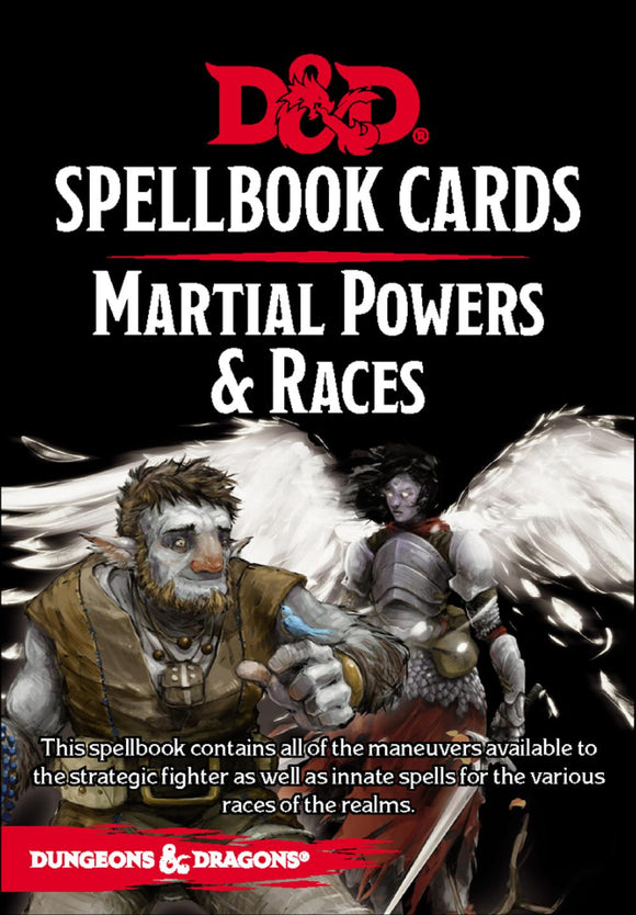 Dungeons and Dragons RPG: Spellbook Cards - Martial Deck 61 cards