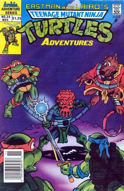 Teenage Mutant Ninja Turtles Adventures 1989 #26 - back issue - $9.00