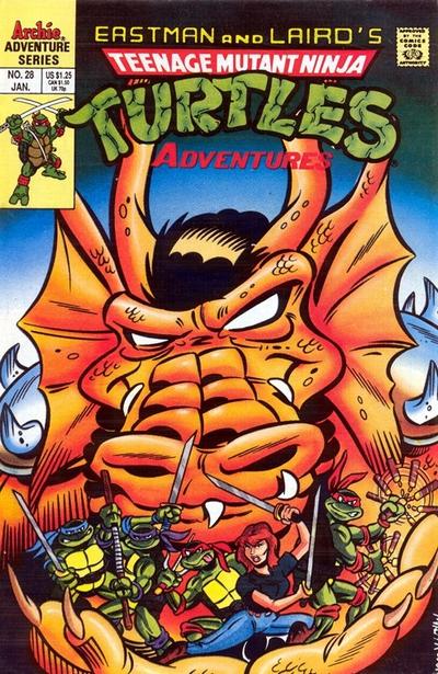 Teenage Mutant Ninja Turtles Adventures 1989 #28 - back issue - $10.00