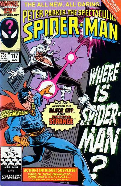 The Spectacular Spider-Man #117 Direct ed. - back issue - $5.00
