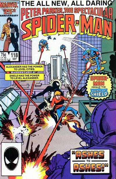 The Spectacular Spider-Man #118 Direct ed. - back issue - $6.00