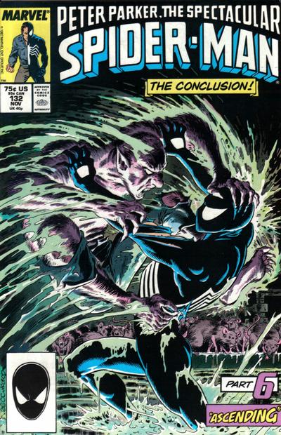 The Spectacular Spider-Man #132 Direct ed. - back issue - $10.00