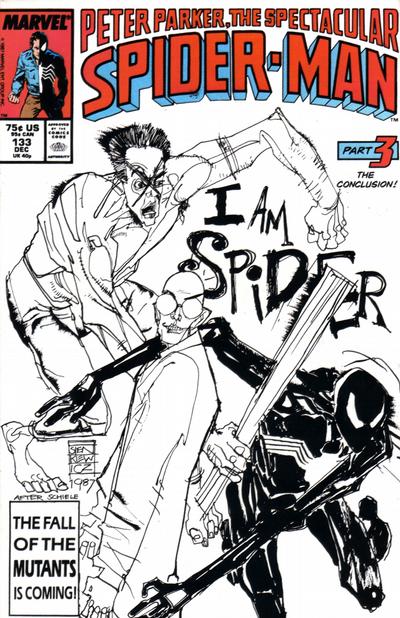 The Spectacular Spider-Man #133 Direct ed. - back issue - $4.00