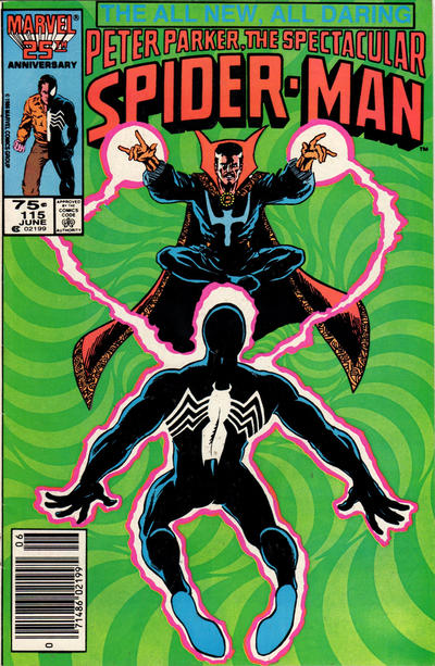 The Spectacular Spider-Man #115 Newsstand ed. - back issue - $4.00