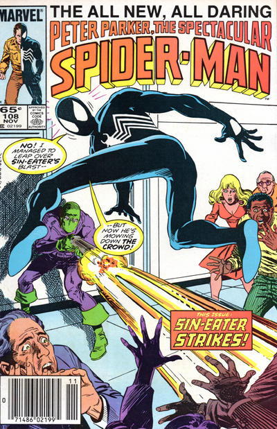 The Spectacular Spider-Man #108 Newsstand ed. - back issue - $4.00