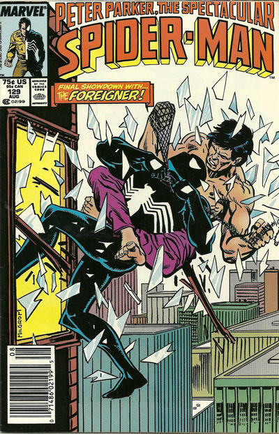 The Spectacular Spider-Man #129 Newsstand ed. - reader copy - $2.00