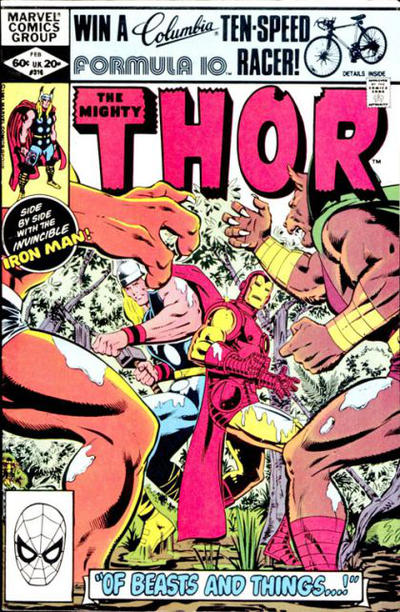 Thor #316 Direct ed. - back issue - $5.00