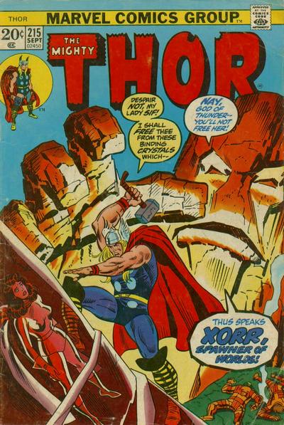 Thor #215 Regular Edition - reader copy - $3.00