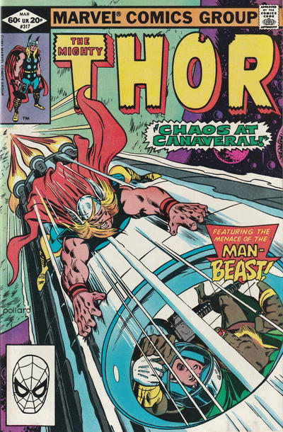 Thor #317 Direct ed. - back issue - $5.00