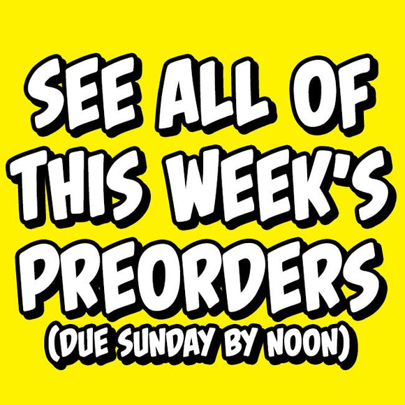 Preorders for Sunday, April 28