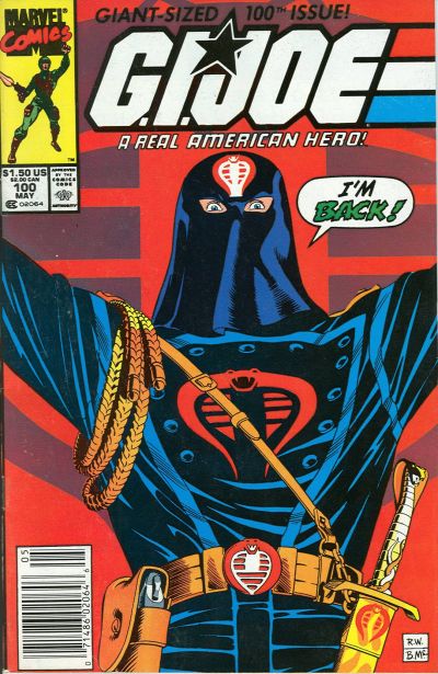 G.I. Joe, A Real American Hero 1982 #100 Newsstand ed. - back issue - $18.00