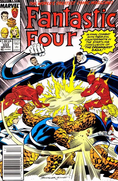 Fantastic Four 1961 #333 Newsstand ed. - back issue - $4.00