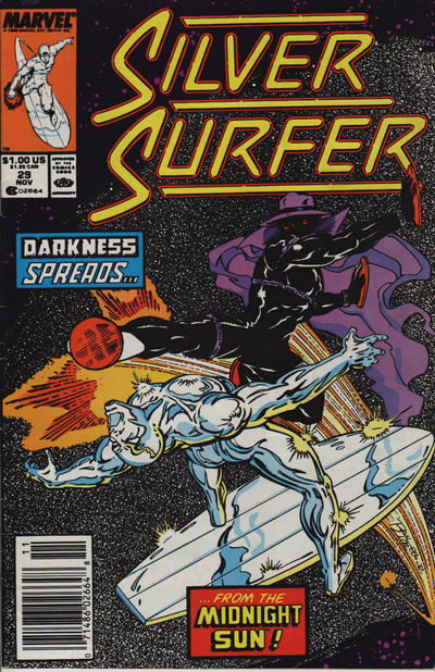 Silver Surfer 1987 #29 Newsstand ed. - back issue - $4.00
