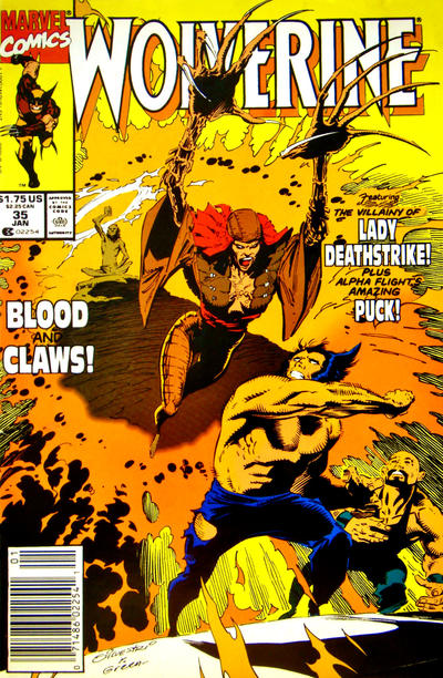 Wolverine 1988 #35 Newsstand ed. - back issue - $5.00