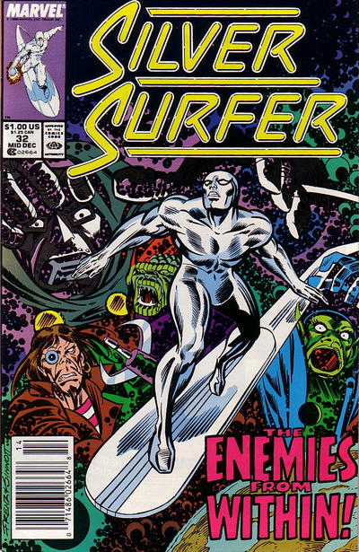Silver Surfer 1987 #32 Newsstand ed. - back issue - $4.00