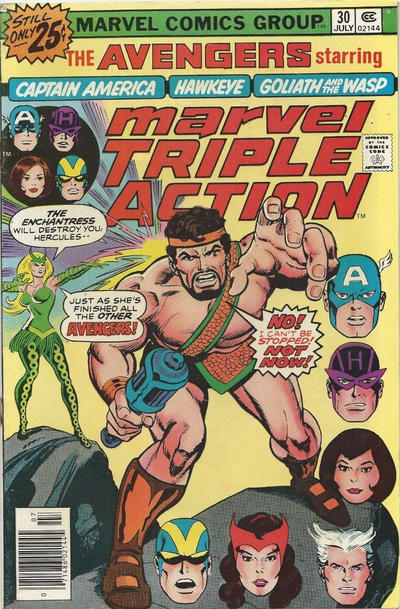 Marvel Triple Action 1972 #30 25¢ - back issue - $4.00