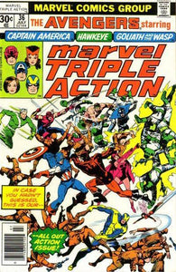 Marvel Triple Action 1972 #36 30¢ - back issue - $4.00