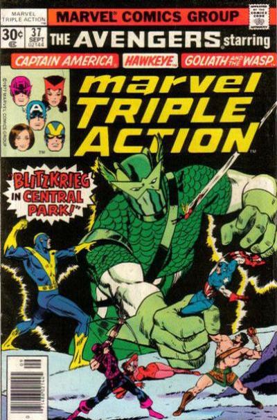 Marvel Triple Action 1972 #37 30¢ - reader copy - $3.00