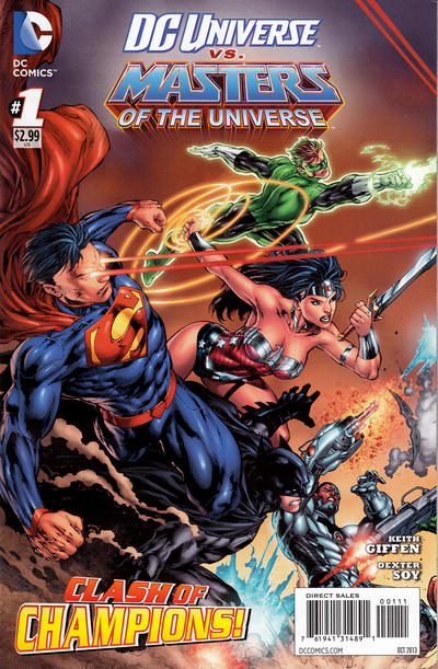 DC Universe vs. Masters of the Universe 2013 #1 DC Universe Cover - back issue - $5.00