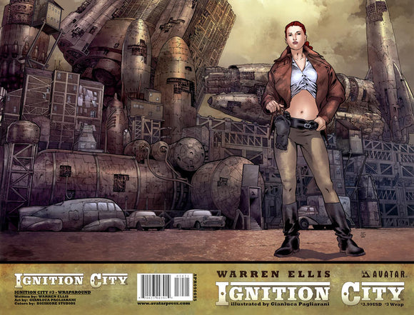 Warren Ellis' Ignition City 2009 #3 Wrap Cover - back issue - $4.00