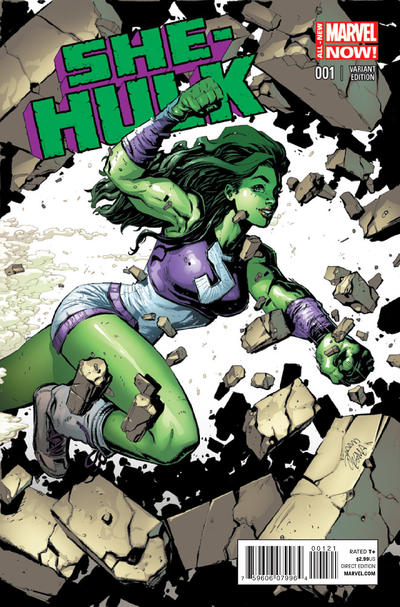 She-Hulk 2014 #1 Variant Edition - Ryan Stegman Incentive Cover - 9.0 - $27.00