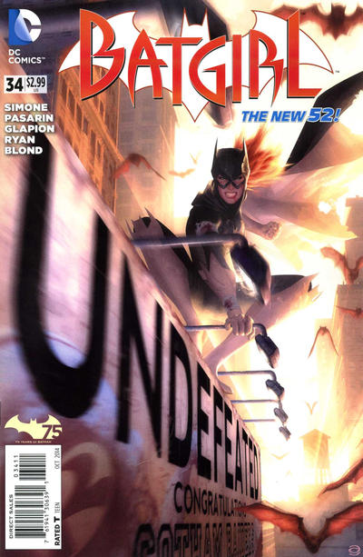 Batgirl 2011 #34 Direct Sales - back issue - $4.00