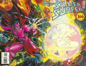 Silver Surfer 1987 #100 Hologram Enhanced Cover - back issue - $5.00