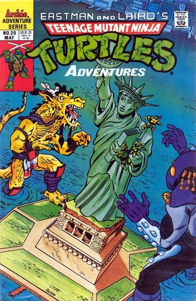 Teenage Mutant Ninja Turtles Adventures 1989 #20 - back issue - $5.00