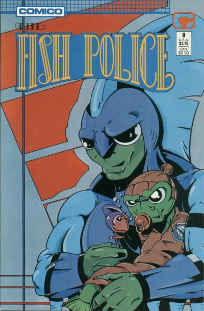 Fish Police 1988 #8 - back issue - $4.00