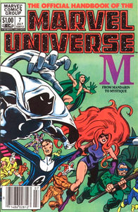 The Official Handbook of the Marvel Universe 1983 #7 Newsstand ed. - back issue - $4.00