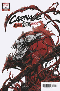 CARNAGE BLACK WHITE AND BLOOD #4 RANDOLPH VAR (OF 4)