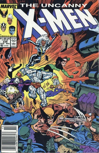 The Uncanny X-Men 1981 #238 Newsstand ed. - back issue - $4.00