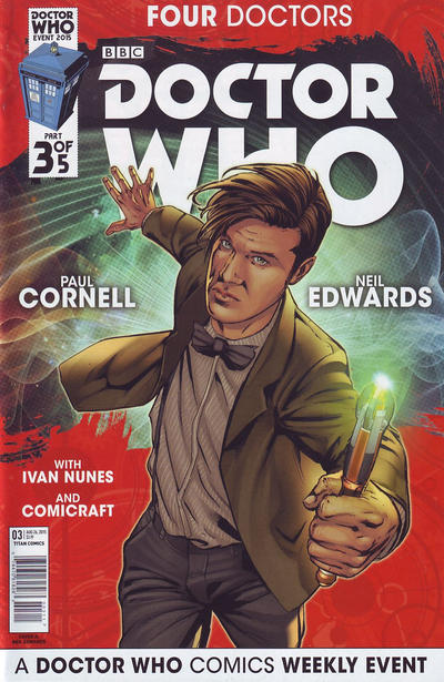 Doctor Who Event 2015: The Four Doctors 2015 #3 Cover A - Neil Edwards - back issue - $4.00