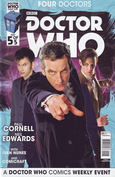 Doctor Who Event 2015: The Four Doctors 2015 #5 Cover B - Subscription Photo - back issue - $4.00