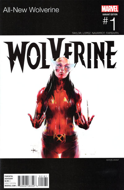 All-New Wolverine 2016 #1 Keron Grant Hip-Hop Variant - 9.6 - $75.00