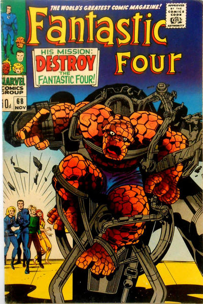 Fantastic Four 1961 #68 British - 4.5 - $22.00