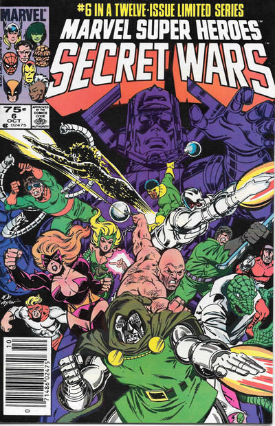 Marvel Super-Heroes Secret Wars 1984 #6 Newsstand ed. - back issue - $15.00