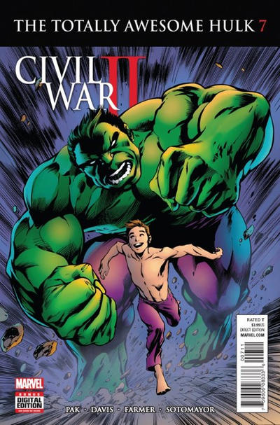 Totally Awesome Hulk 2016 #7 Alan Davis - back issue - $4.00