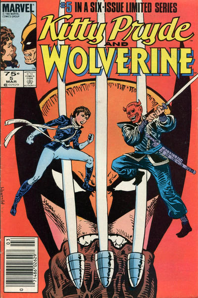 Kitty Pryde and Wolverine 1984 #5 Newsstand ed. - back issue - $4.00