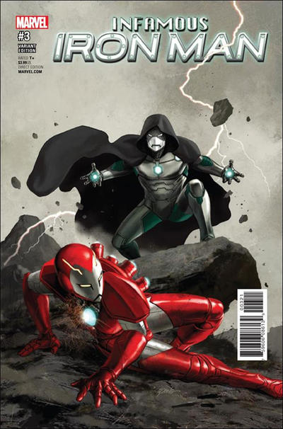 Infamous Iron Man 2016 #3 Incentive Steve Epting Variant - back issue - $22.00