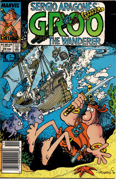 Sergio Aragonés Groo the Wanderer 1985 #33 Newsstand ed. - back issue - $3.00