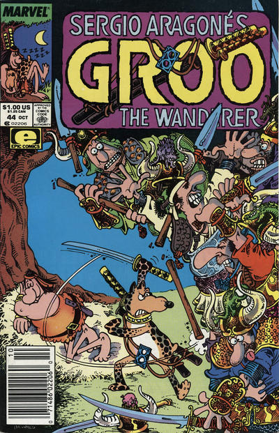 Sergio Aragonés Groo the Wanderer 1985 #44 Newsstand ed. - back issue - $3.00