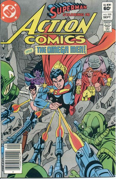 Action Comics 1938 #535 Newsstand ed. - back issue - $4.00