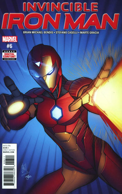 Invincible Iron Man 2017 #6 - back issue - $4.00