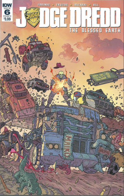 Judge Dredd: The Blessed Earth 2017 #6 Cover A Ulises Farinas - back issue - $4.00