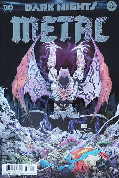 Dark Nights: Metal 2017 #3 Greg Capullo / Jonathan Glapion Cover - back issue - $5.00