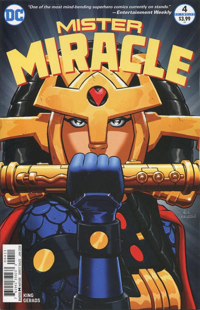 Mister Miracle 2017 #4 Nick Derington Cover - back issue - $6.00